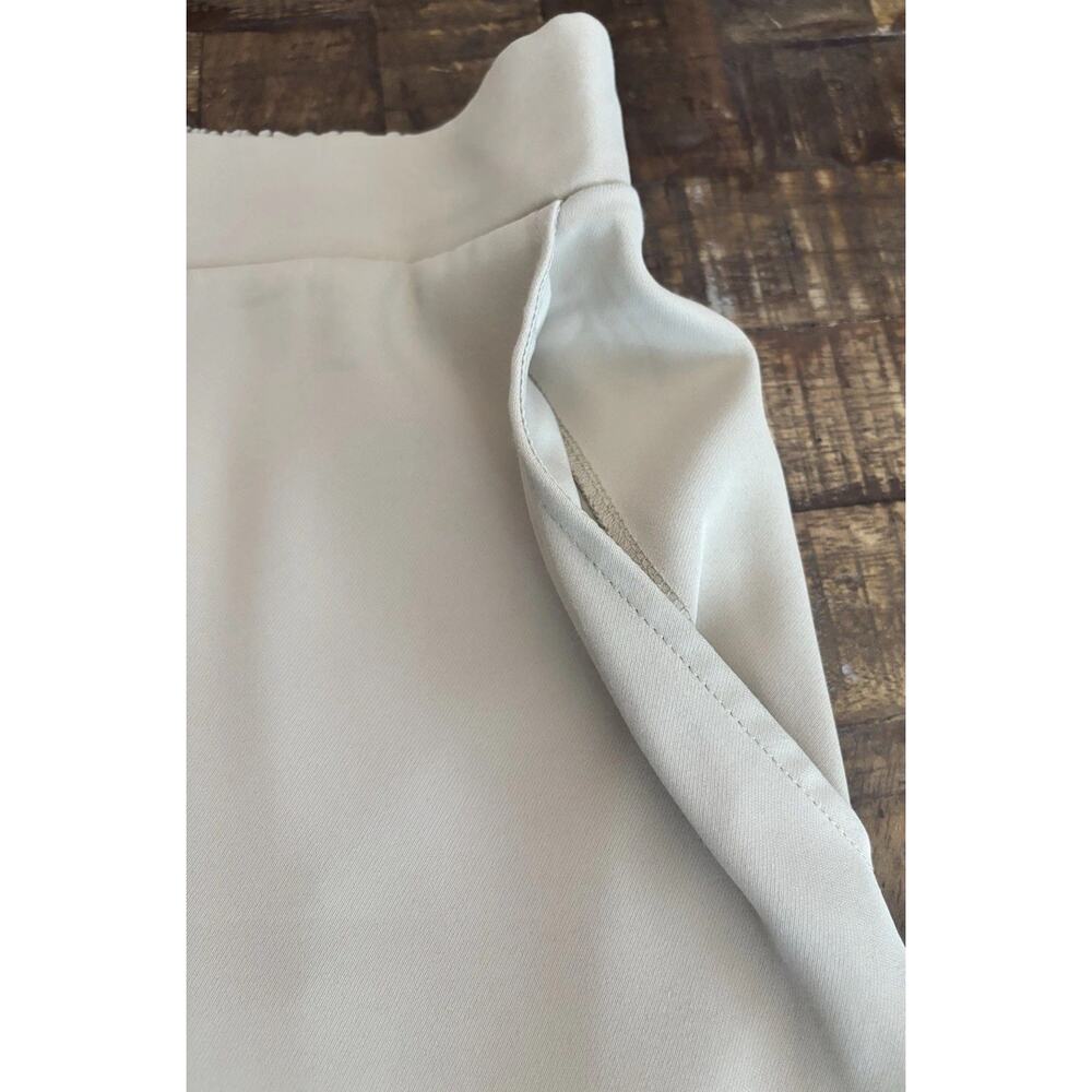 NWT Melloday Ivory/Cream Pull on Elastic Waist Pant Size Small New - Picture 10 of 11